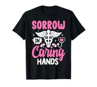 Nurse Sorrow in Caring Hands Heart Care Hero T-Shirt