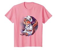 Nurse Squirrel Nursing Squirrel Lover Healthcare Nursing T-Shirt, Youth, Pink, Medium