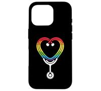 Nurse Stethoscope Gay Pride Month LGBTQ LGBT Bisexual Case for iPhone 16 Pro