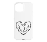 Nurse Stethoscope Heart Skilled Dedicated Design Case for iPhone 15