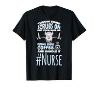 Nurse Throw Some Scrubs On and Handle It Llama T-Shirt