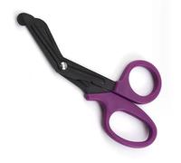 Nurse Trauma Scissors Nursing Survive Paramedic Medical Rescue Scissors Gauze Bandage Emergency First Aid Shear for Outdoor Camp(Purple,3Pcs)