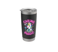 Nurse Unicorn Caring with A Touch of Magic Stainless Steel Insulated Tumbler