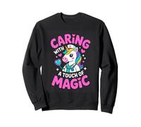 Nurse Unicorn Caring With A Touch Of Magic Sweatshirt