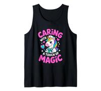 Nurse Unicorn Caring with A Touch of Magic Tank Top