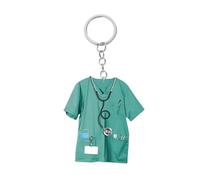 Nurse Uniform Acrylic Keychain Pendant Flat Hanging Ornament For Medical Staff Nurse Uniform Acrylic F4U1 Keyring Gift