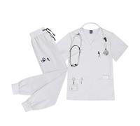 Nurse Uniform Nurse Uniform Set Doctor Nurses Dental Hospital Uniforms Joggers Pants Sets Beauty Spa Nursing Articles Scrub(Color4,M)