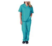 Nurse Uniform Summer Thin Male Doctors Surgical Gowns Female Nurses Work Clothes Elastic Quick-drying Suit(Color2,M)