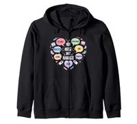 Nurse Unit Manager Caring Thoughtful Kind Loving Zip Hoodie