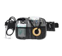 Nurse Utility Organizer Fanny Pack Hip Bag Waist Pack Pouch Case with Multi-Compartment and Tape Holder for Medical Scissors Care Kit Tool (Gray)