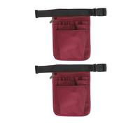 Nurse Utility Organizer Tear Resistant Large Capacity Quick Access Waist Pouch for Hospital Nursing Oxford Fabric 2 Pieces 9.8 x 7.1 Inches