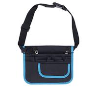 Nurse Waist Bag Belt Fanny Pack | Adjustable Oxford Cloth Apron Pouch | Unisex Healthcare/Electrician/Repair Tool Organizer | 10.25x8.07in, Blue & Black