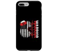 Nurse Warrior American Flag Distressed Heartbeat EKG Nursing Case for iPhone 7 Plus/8 Plus