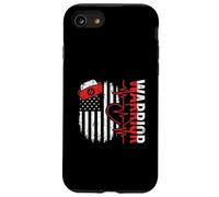 Nurse Warrior American Flag Distressed Heartbeat EKG Nursing Case for iPhone SE (2020) / 7/8