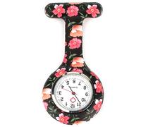 Nurse Watch Brooch, Silicone Nurse Watch Doctor Paramedic Medical Staff Lapel Pin-on Brooch Hanging Pocket Fob Watch (#2)