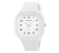 Nurse Watch for Medical Professionals Silicone Strap Women Men, Night Light, Military Time Easy to Read Dial, Second Hand Watch for Nursing Day Gifts, White, Nurse Watch for Medical Professionals