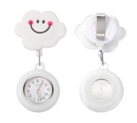 Nurse Watch with Clip - 35g Digital Pocket Watch | Retractable Nurse Second Hand Watch with Portable Digital Clip Nurse Pocket Nurse Use, C, Please refer to the description, Please refer to