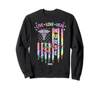 Nurse Week 2026 Appreciation American Flag Nursing Life Sweatshirt