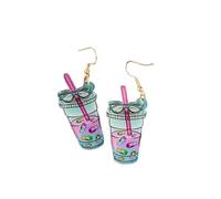 Nurse W crylic Earrings Featuring Stethoscope Nurse Fuel Drink Designs, Healthcare Theme Jewelry for Nurses Hospital Staff Appreciation Gifts, Acrylic, No Gemstone