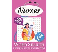 Nurse Word Search Puzzle Book: Word Searches with Easy to Read Print about nurses, Doctors, Hospital and More | 6x9 inches, 110 pages| 50+ Puzzles … Gift for Vacations, Holidays and Free Times