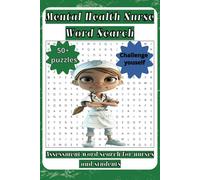 Nurse Word Search using mental health assessment terminology: Word searches with easy-to-read print for Medical professionals, and Nursing Students ... Gift for Holiday, Vacations, and Free times