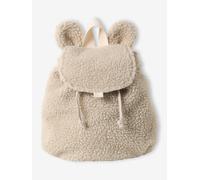 Nursery backpack with 3D ears sandy beige