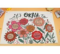 Nursery Banner Wall Decor-Boho Hanging Banner Pennant Poster Flags-for Baby Boy Girl Room Home Playroom Classroom-Baby Present Shower Birthday Christmas-it's okay to not know everything-28.5x20 Inches