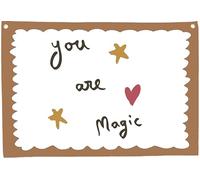 Nursery Banner Wall Decor-Boho Hanging Banner Pennant Poster Flags-for Baby Boy Girl Room Home Playroom Classroom-Baby Gift Shower Birthday Christmas-You are Magic-28.5x20 Inches