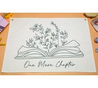 Nursery Banner Wall Decor-Boho Hanging Banner Pennant Poster Flags-for Baby Boy Girl Room Home Playroom Classroom-Baby Present Shower Birthday Christmas-one More chapter-28.5x20 Inches