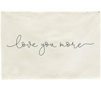 Nursery Banner Wall Decor-Boho Hanging Banner Pennant Poster Flags-for Baby Boy Girl Room Home Playroom Dorm Classroom-Baby Present Shower Birthday Christmas-Love You More-28.5x20 Inches