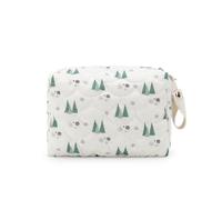 Nursery Essential Compact Diaper Bag with Easy Attachments Travel Diaper Management Pouches for Strollers & Hand Rainbow Carrying
