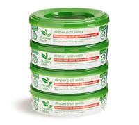 Nursery Fresh Refill for Diaper Genie and Munchkin Diaper Pails, 1088 Count (Pack of 4)