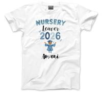 Nursery Graduation Tshirt - Personalised Nursery Graduates 2026 Top Toddlers & Kids Unisex T-Shirt - Custom Name Top Leaving Preschool Starting School Last Day Tee