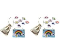 Nursery 'I Can Sing a Rainbow' Finger Puppet with Numbers 1-10 - Educational Counting & Color Learning Toy for Toddlers and Preschoolers (Pack of 2)