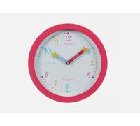 Nursery Learn To Tell The Time Clock - Pink