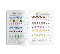 Nursery Math Workbook 64 Pages with Interactive Learning Fun