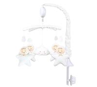 Nursery Mobile for Crib | Wind-up Anima Hanger Arm Clip Rotating Plush Toy,Wind-up High Contrast Mobile Music Box Included for Nursery Bed, Crib, Cradle in Baby's Room