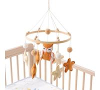 Nursery Mobiles Soothing Sleep Aid Attachment Stars and Bird Design