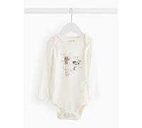 Nursery Rhyme Print Cream Bodysuit Up to 1 mth