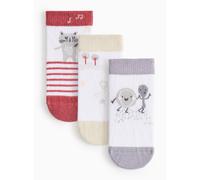 Nursery Rhyme Print Socks 3 Pack 12-24 months