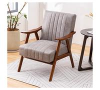 Nursery Rocking Chair, Upholstered Accent Armchair with Wood Frame and Technology Cloth Cushion - Comfortable for Office, Bedroom Lounge, and Reading