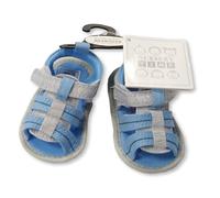 Nursery Time Baby Sandals Boys - 712 (Sky/Grey, UK Footwear Size System, Infant, Age Range, Medium, 6 Months, 12 Months)