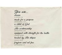 Nursery Wall Decor-Hanging Rectangle Banner Flag Poster Wall Decor for Nursery,Bedroom,Babyroom-Door Decor-Baby Christian Shower Gifts-Christmas Gift-You are closen Made for a purpose-28.5"L×20"W