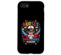 Nurses Are Just Superheroes In Disguise Nursing Women Case for iPhone SE (2020) / 7/8