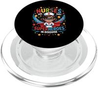 Nurses Are Just Superheroes In Disguise Nursing Women PopSockets PopGrip for MagSafe