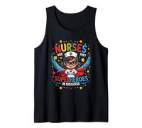 Nurses are Just Superheroes in Disguise Nursing Women Tank Top