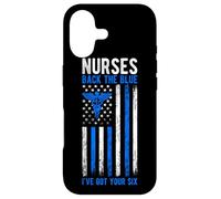 NURSES BACK THE BLUE I'VE GOT YOUR SIX Best Police Case for iPhone 17