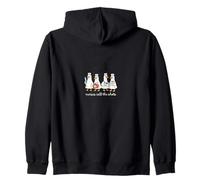 Nurses Call The Shots Funny Silly Goose Zip Hoodie