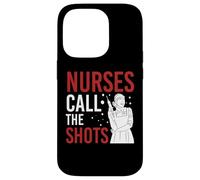 Nurses call the shots - Med Surg Nurse Case for iPhone 14 Pro