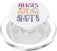 Nurses call the Shots Work Hospital Nursing PopSockets PopGrip for MagSafe